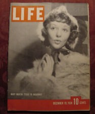 Revista LIFE RARA 19 19 19 19 1938 Mary Martin Ejército de los Estados Unidos Caza de Ballenas segunda mano  Embacar hacia Argentina