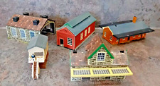 N GAUGE BUILDINGS PLASTIC / SIGNAL BOX / ENGINE SHED X 2 / STATION HOUSE X 2 for sale  Shipping to South Africa