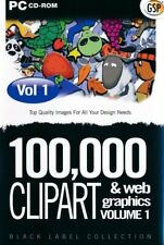 100,000 Clipart & Web Graphics Collection v1 PC CD-ROM (Disc in Sleeve) for sale  Shipping to South Africa