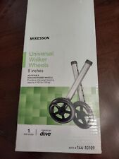 Used, Mckesson Universal Walker Wheels, Adjustable, 5 in Caster Wheels NEW for sale  Shipping to South Africa