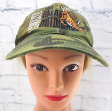 HUNT THE GREAT OUTDOORS Unisex Embroidered Camo Hook & Loop Adj Adult Cap Hat, used for sale  Shipping to South Africa