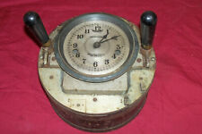 Máquina de cálculo antiga gravador de cartão relógio de tempo antigo perfurador de fábrica vintage, usado comprar usado  Enviando para Brazil