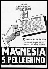 Pubblicita 1922 magnesia usato  Biella