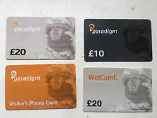 Paradigm telephone cards for sale  CHARD