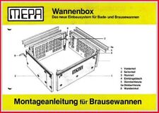 Mepa montageanleitung wannenbo gebraucht kaufen  Wehrheim