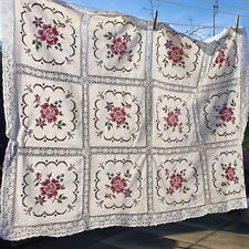 Vintage tablecloth cross for sale  PERTH