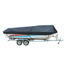 Used, Heavy Duty Boat Cover Trailerable Fishing Ski Bass V-Hull Runabouts Waterproof for sale  Shipping to South Africa