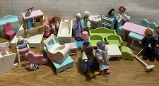 Wooden dollhouse bundle for sale  LEEDS