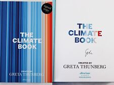Libro de tapa dura firmado por Greta Thunberg The Climate segunda mano  Embacar hacia Mexico