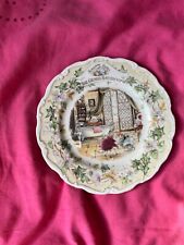 Brambly hedge plate for sale  WREXHAM