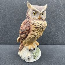 ￼ Vintage Andrea By Sadek Great Horned Owl figurine Decorative Collectible for sale  Sarasota