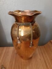 Hammered brass vase for sale  Lubbock