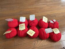 Lote de 10 novelos de lã acrílica Katia Austral cor 4 VERMELHOS feitos na Espanha comprar usado  Enviando para Brazil