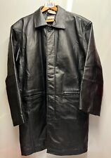  Genuine Al Pacino Style VINTAGE Mens LEATHER 3/4 length JACKET - Black - MINT, used for sale  Shipping to South Africa