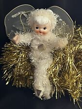Vintage MCM RARE Holt Howard Angel Pixie Christmas Tree Ornament W Wire Legs, used for sale  Shipping to South Africa