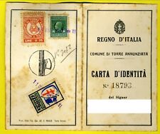 Carta identità regno usato  Siracusa