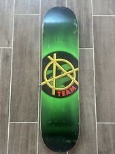 Deck de skate vintage A Team Rodney Mullen anos 90 logotipo raro verde 8” comprar usado  Enviando para Brazil
