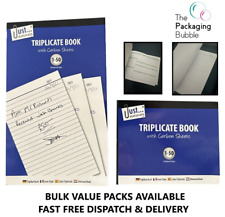 Triplicate book receipts for sale  UK