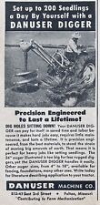 1955 AD.(XG11)~DANUSER MACHINE CO. FULTON, MO. DANUSER DIGGER for sale  Shipping to South Africa