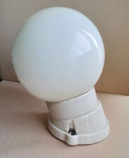 Używany, Stara kinkiet szklana kula lampa kulowa porcelana oprawa Bauhaus deco loft przemysł na sprzedaż  PL