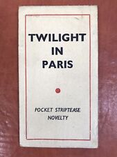 Vintage twilight paris for sale  LUTTERWORTH