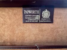 Papworth leather briefcase for sale  SANDHURST