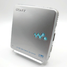Odtwarzacz MiniDisc Sony MZ-EH50 srebrny testowany działa w pełni funkcjonalny przenośny MD na sprzedaż  Wysyłka do Poland