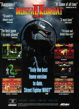 Mortal Kombat II 2 SNES pôster publicitário impresso arte promocional oficial 1994 v2 comprar usado  Enviando para Brazil