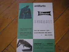 Brochure originale antifurto usato  Italia