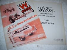 1972 weber catalog for sale  Stockton