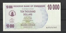 Zimbabwe billet 10000 d'occasion  Nancy-