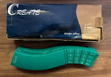 Teléfono fijo Create Wave C-4000 diseño década de 1990 tono/pulso de escritorio vintage segunda mano  Embacar hacia Argentina
