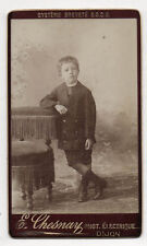 Photo-cdv-child-E. chesnay-phot. electrique dijon chair circa 1900 d'occasion  Expédié en Belgium