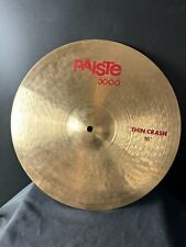 Paiste 3000 16" Thin Crash Cymbals for sale  Shipping to South Africa