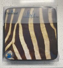 Cloverleaf zebra coasters for sale  UK