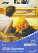 Anúncio de revista Samsung SV-DVD55 DVD & Video Combi 2003 #56 comprar usado  Enviando para Brazil