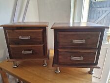 Pine bedside drawers for sale  CANNOCK