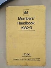 Vintage members handbook for sale  LONDON