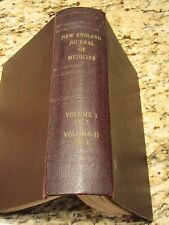 New England Journal of Medicine Binder Vol. 1 No. 1-4, Vol. 2 No. 1  1812-1813 comprar usado  Enviando para Brazil
