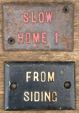 cast iron signs for sale  PENRYN