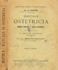 Manuale ostetricia. martin. usato  Italia