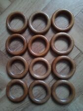 Wooden curtain rings for sale  RIPLEY