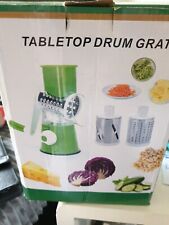 Table Top Drum Grater With 3 Stainless Steel Blades Detachable Easy To Use.  for sale  Shipping to South Africa