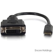 C2G 8in Mini HDMI to DVI Adapter - Mini HDMI Adapter - Male to Female 41355 for sale  Shipping to South Africa