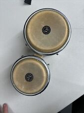 Usado, LP Music Collection Mini Bongo Bateria de Mão Ajustável Cabeças Apertadas Madeira Maciça Excelente Estado Usado comprar usado  Enviando para Brazil