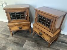 Pair Of Vintage French Style Bedside Side Cabinets Table Solid for sale  Shipping to South Africa