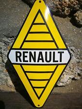 Plaque émaillée Renault Enamel Sign no Alpine Saviem Berliet Citroen Peugeot, occasion d'occasion  Le Mesnil-Saint-Denis