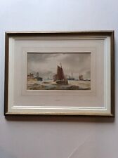 Framed watercolour sailing for sale  HALESWORTH