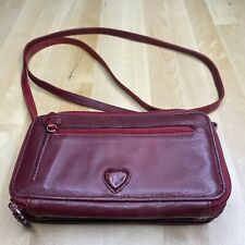 Usado, Bolso bandolera vintage BRIGHTON rojo de cuero segunda mano  Embacar hacia Argentina