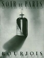 Publicité ancienne parfum Soir de Paris Bourgeois 1939 issue du magazine  d'occasion  France